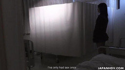 JapanHDV 22 09 15 Kai Miharu - Kai Miharu wakes in the hospital to the sounds of a nurse getting