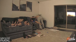 HotGuysFuck - Orgy On The Couch At Hgf House