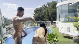 Sara Retali - Curvy Wet Pool Body Pounding