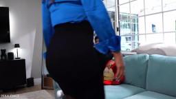 Rachel Steele, Rachael Cavalli - My Stepmoms Friend Licks Cum After Threesome