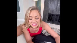 Blake Blossom - Sexy Babe Face Fucked In The Couch NEW PPV