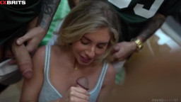 Bonnie Blue - British Cumslut Fucking 10 NFL Player Gangbang