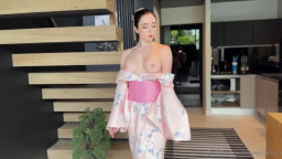 OnlyFans - Sweetie Fox - Fucked Blue-eyed Geisha In All Poses & Cum In Her Mouth POV