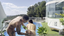 Sara Retali - Curvy Wet Pool Body Pounding