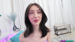 Xena Dream - Super Sexy Petite Newbie Spinner Babe Xena Dreamy Tight Wet Pussy Sucks & Slides Big Dick With Her Little M