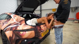 OnlyFans - Lily - Car Fuck & Facial - Lily Gets Fucked Over Her New Car